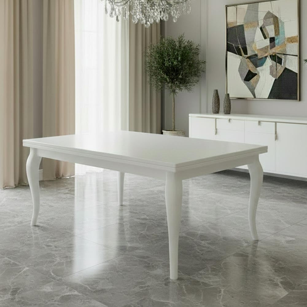 Tavolo allungabile Verona bianco 140x80