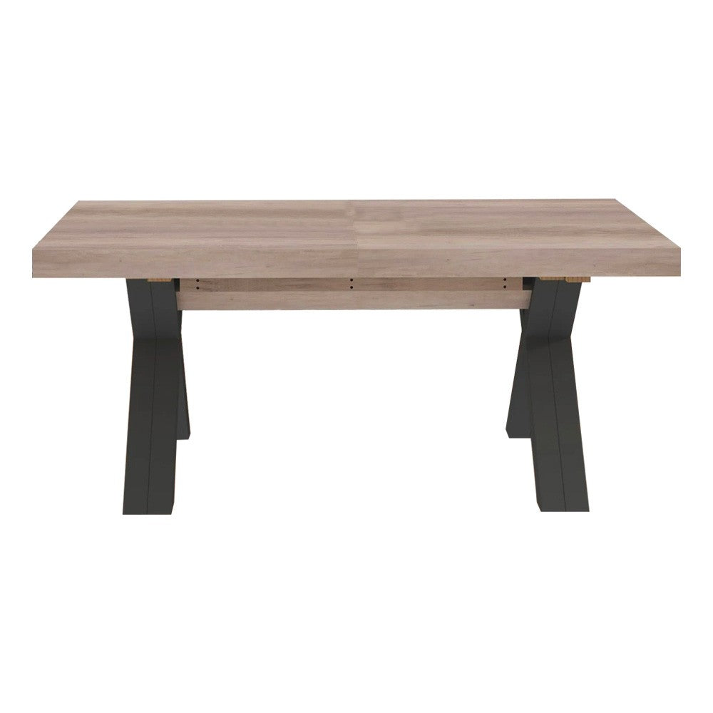 Tavolo Milonga480 180x100 cm. allungabile 480 cm con piano in gordon e gambe antracite