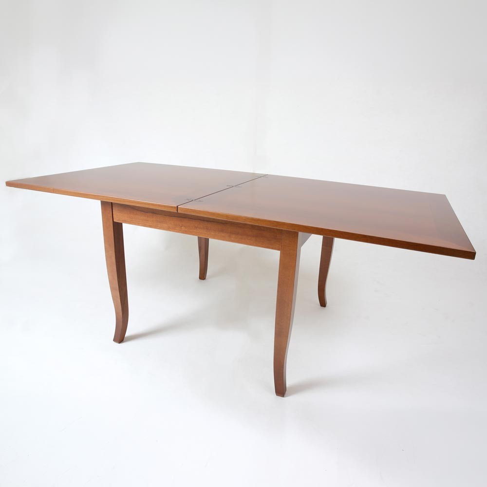 Tavolo quadrato allungabile Verona noce 90x90