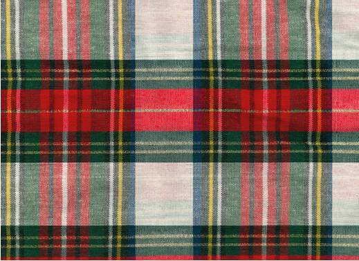 Tovaglia natalizia lurex rettangolare tinto in filo servizio tavola made in Italy - Milano 7 Arte e Design