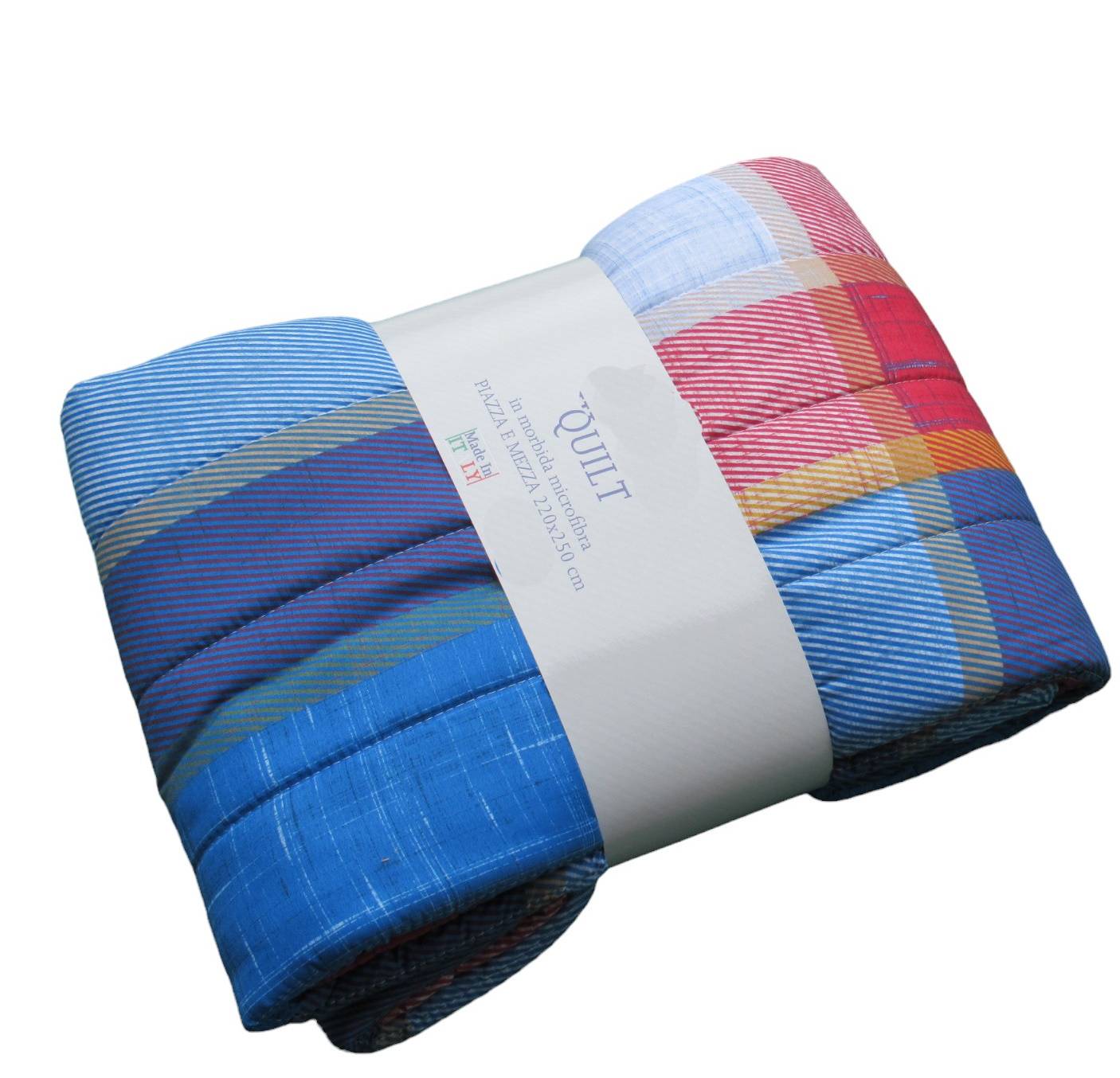 Trapunta quilt primavera prodotto in Italia misura una piazza e mezza - Milano 7 Arte e Design