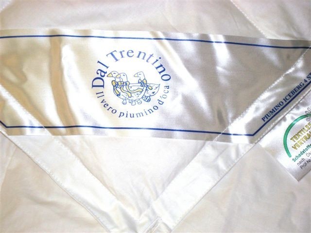 VERO Piumino BIANCO TRENTINO Piuma OCA vergine AFFARE piumone STOCK - Milano 7 Arte e Design