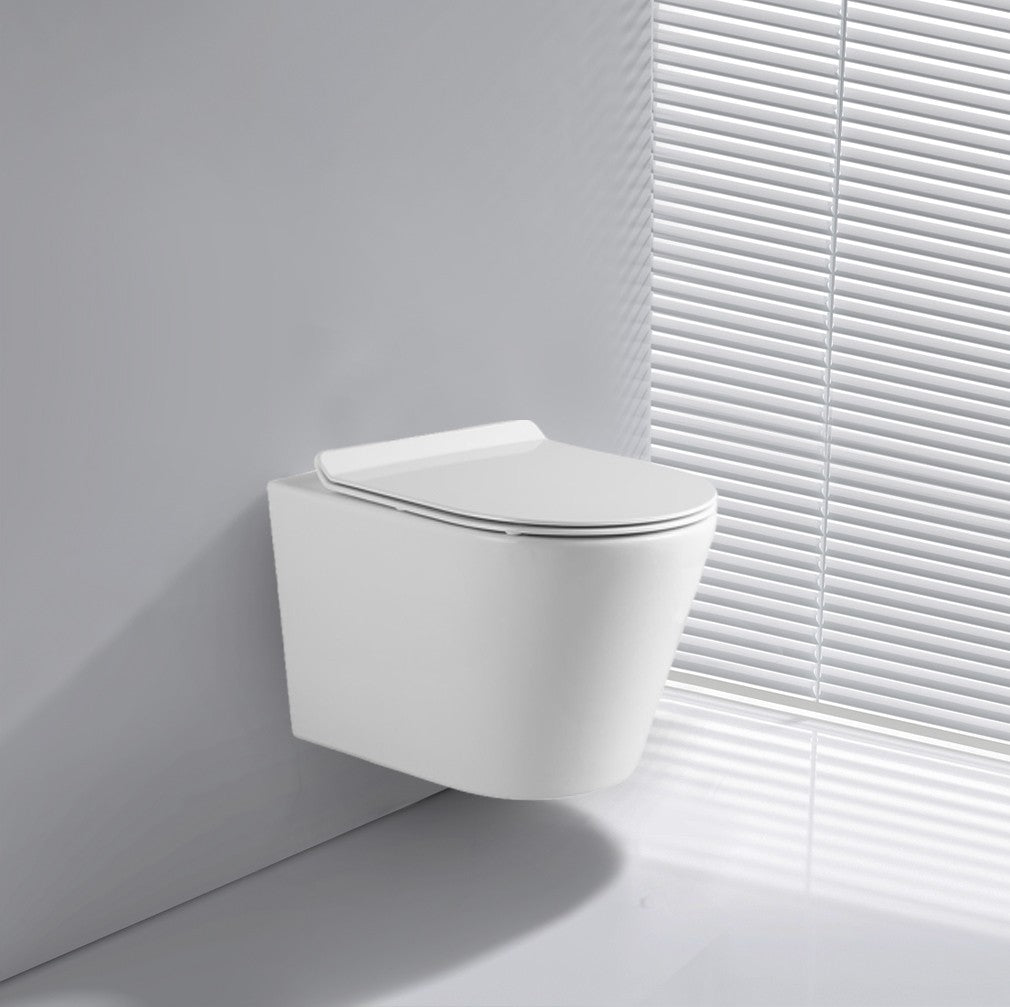 WC sospeso rimless YJ-2392 48.5x36x.36.5 cm bianco lucido