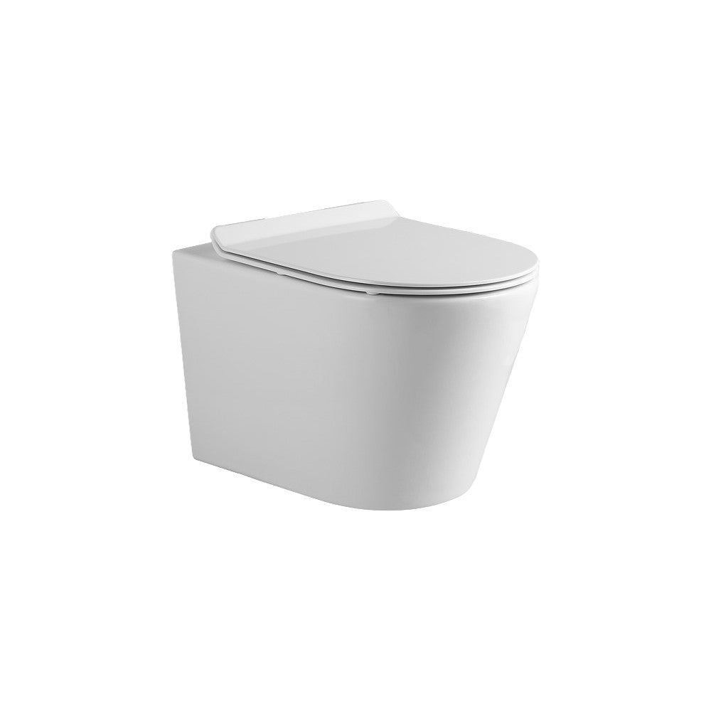 WC sospeso rimless YJ-2392 48.5x36x.36.5 cm bianco lucido