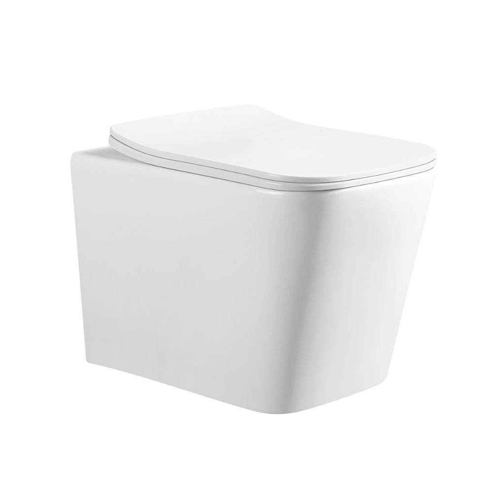 WC sospeso YJ-2303 con scarico a parete bianco lucido